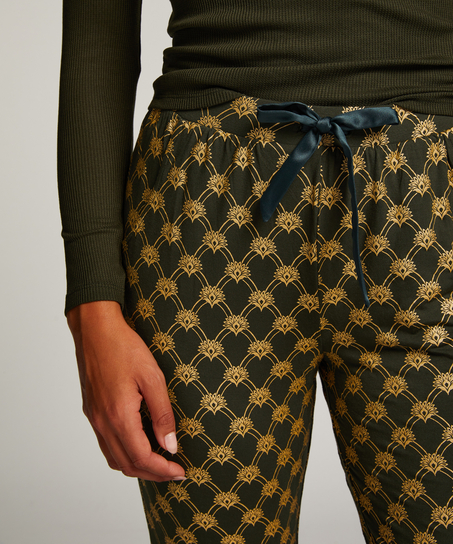 Pyjamasbukser Jersey, Gr&oslash;n