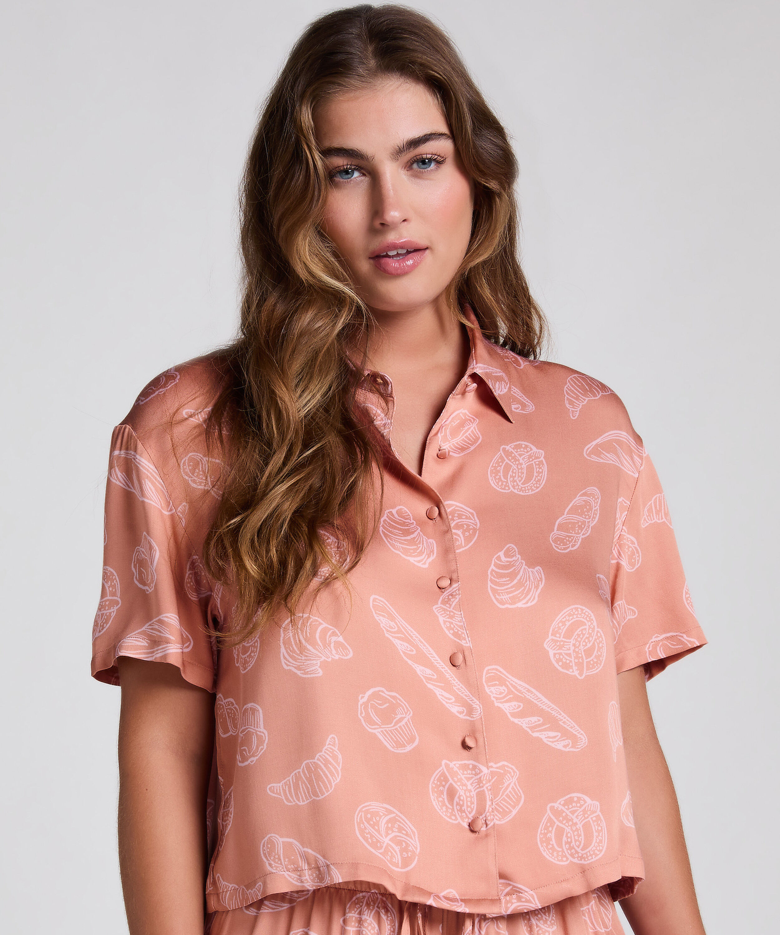 Pyjamastop Springbreakers, Beige