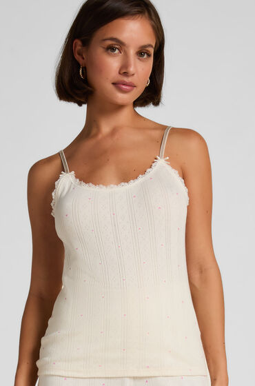 Hunkemöller Pointelle cami Hvid