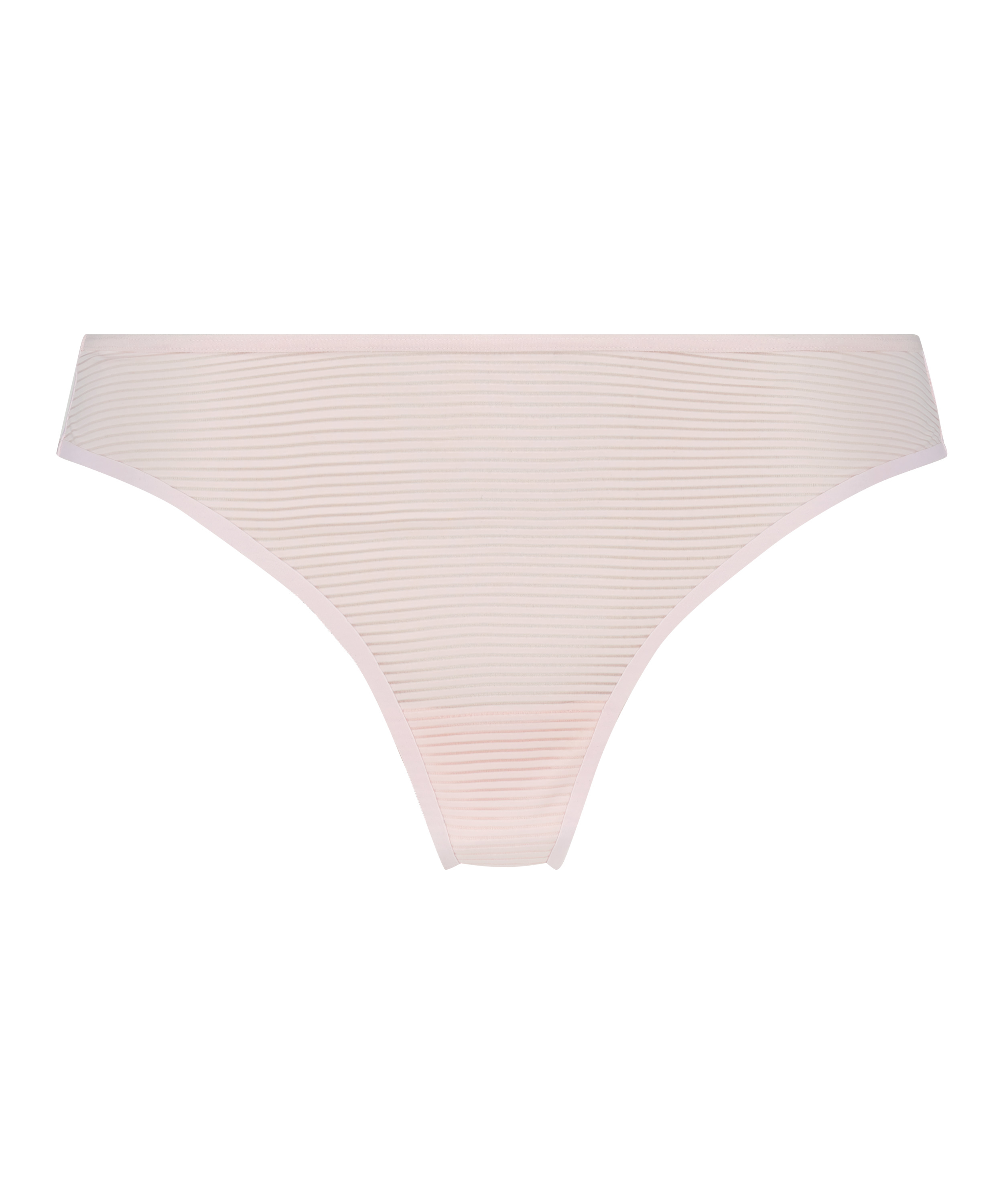Stripe Mesh usynlig g-streng, pink, main