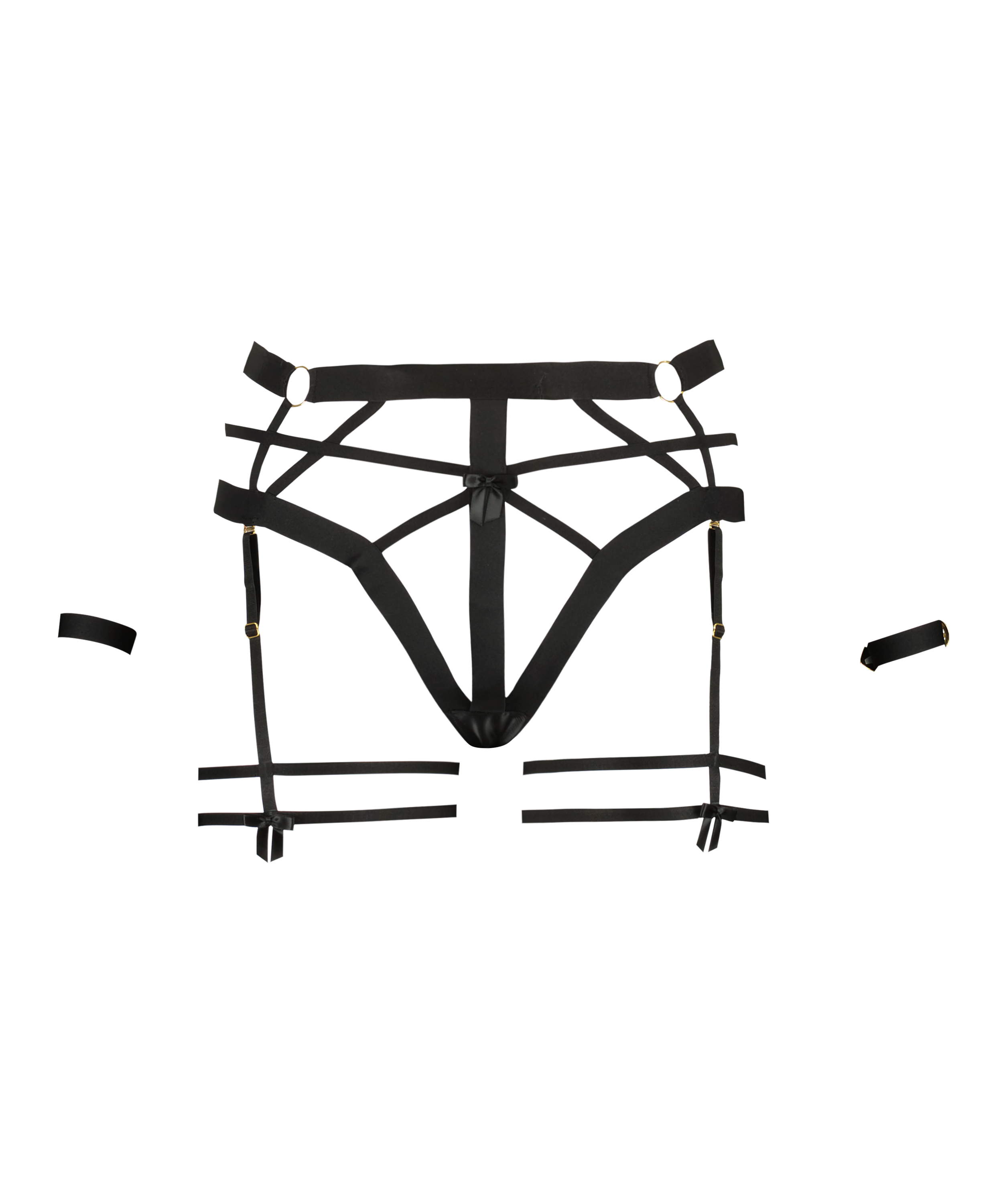 Minx g-streng Curvy, sort, main