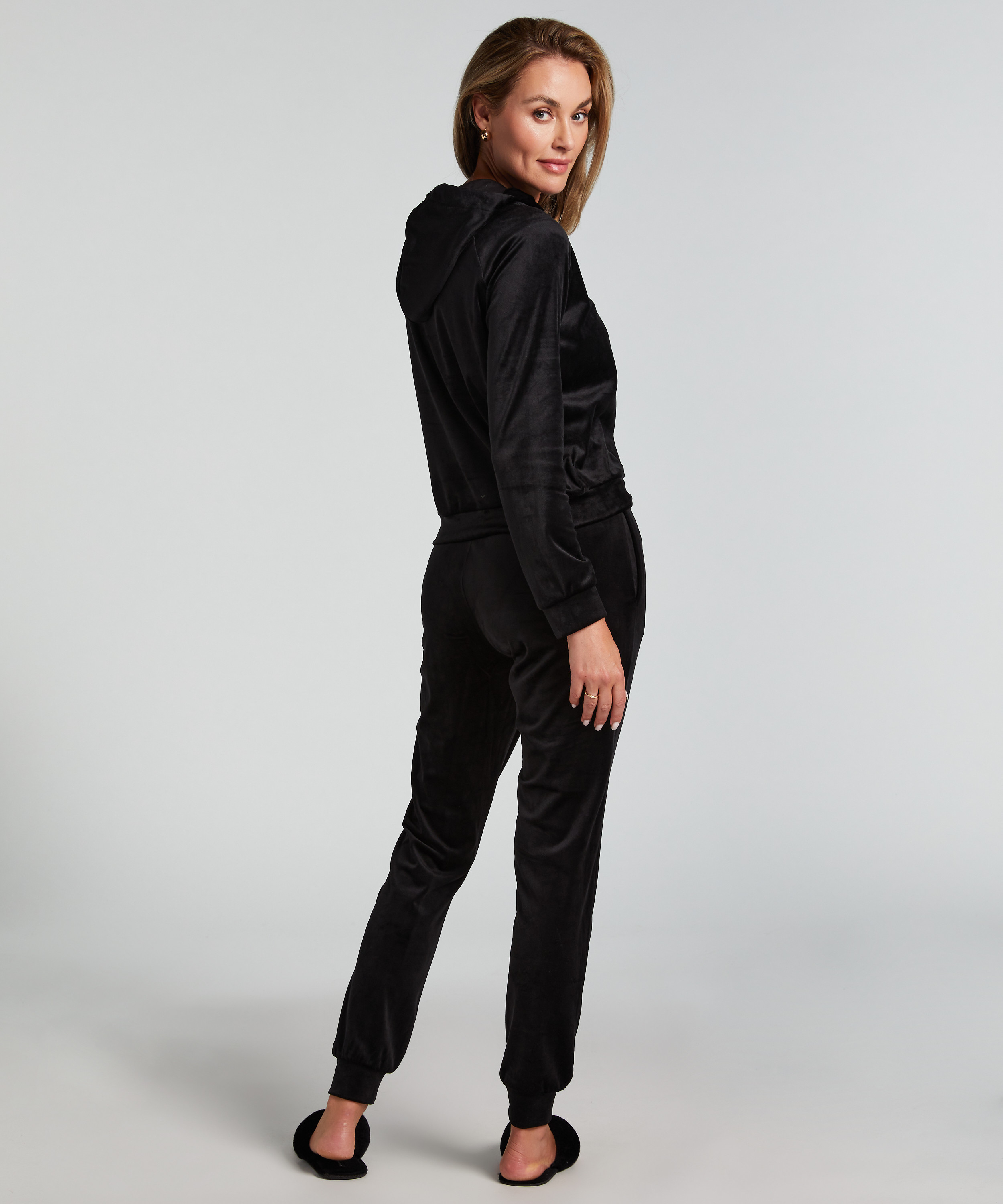 Velourtop, Sort, main