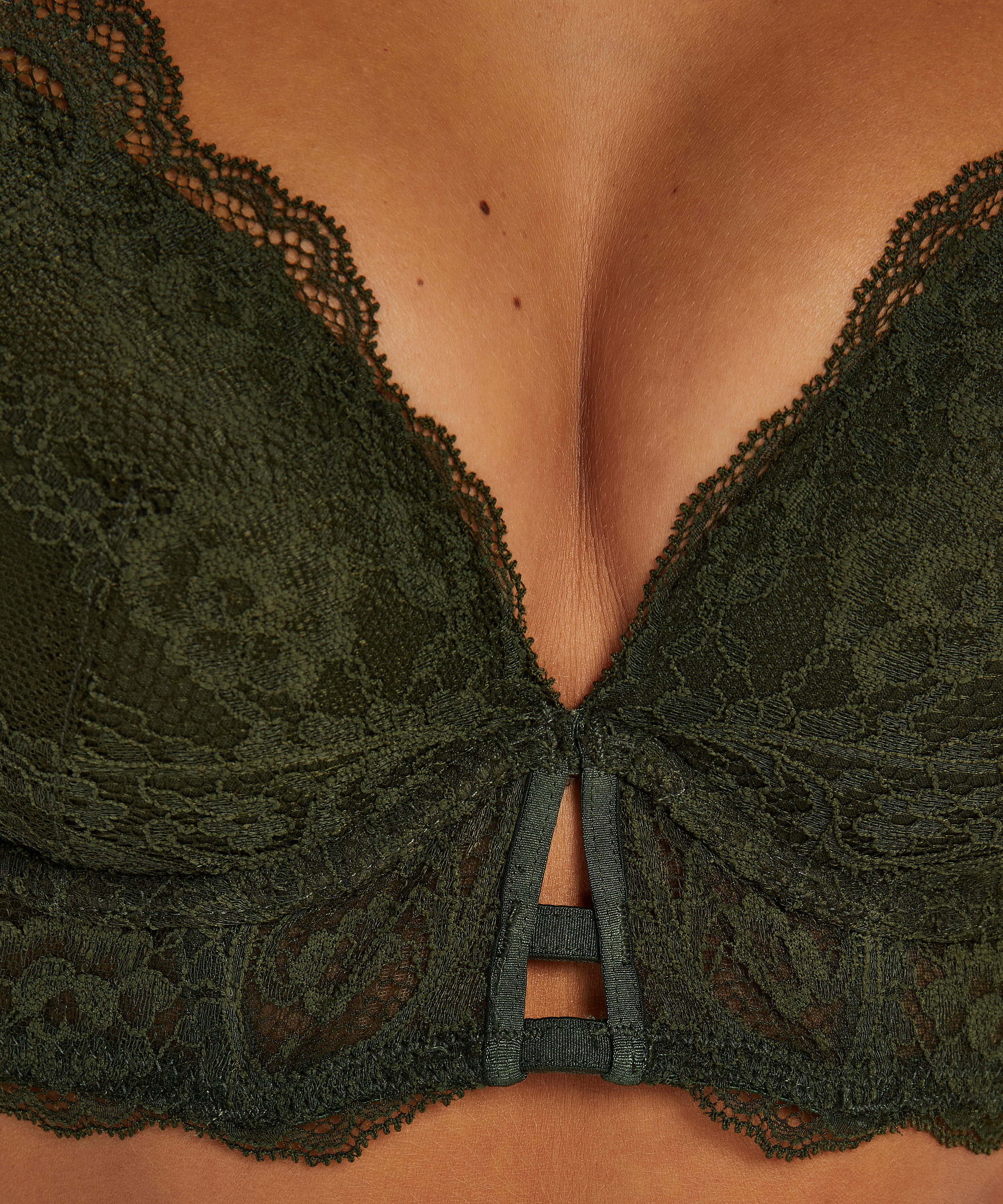 Polstret longline-b&oslash;jle-bh Ollie, Gr&oslash;n, main