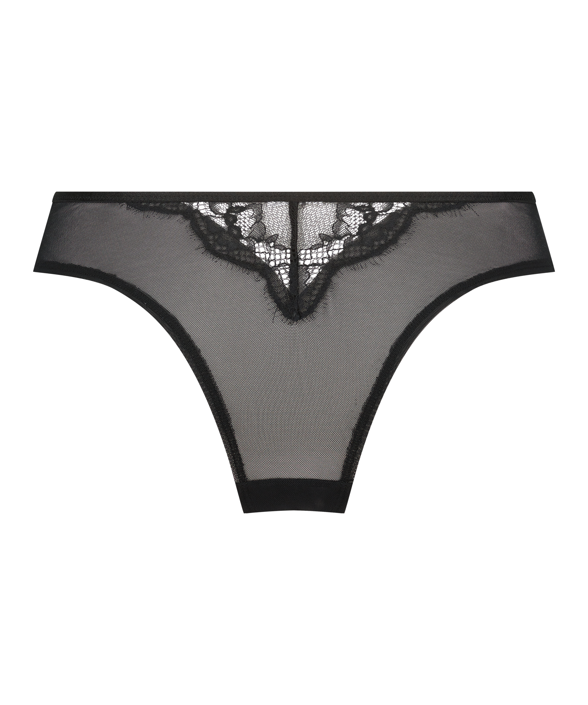 Brasiliansk trusse med h&oslash;je benudsk&aelig;ringer Elissa, sort, main