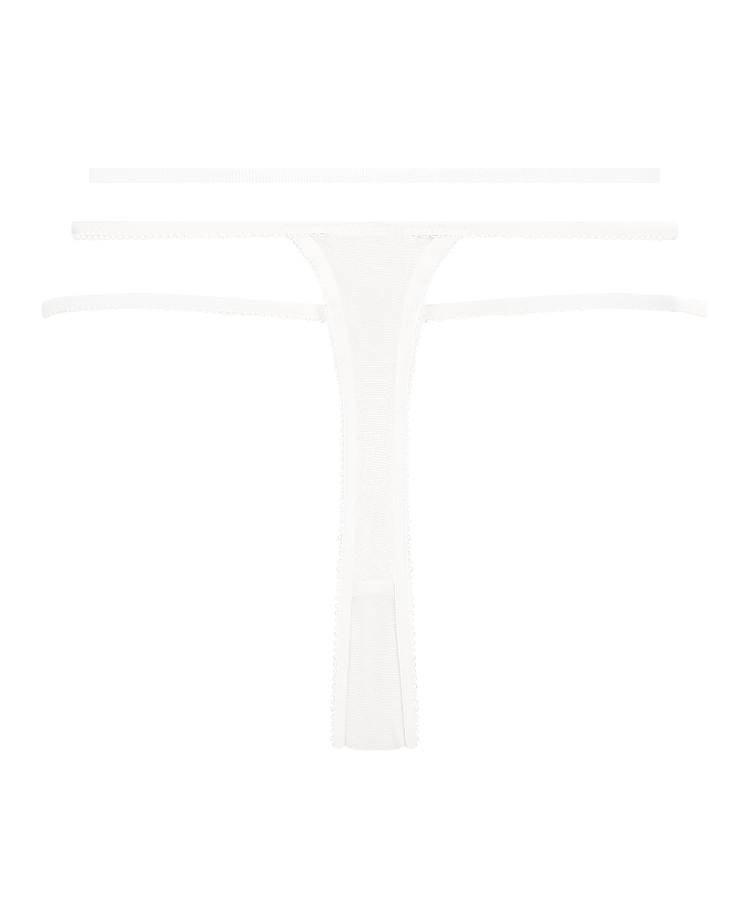 G-streng Amala, hvid, main