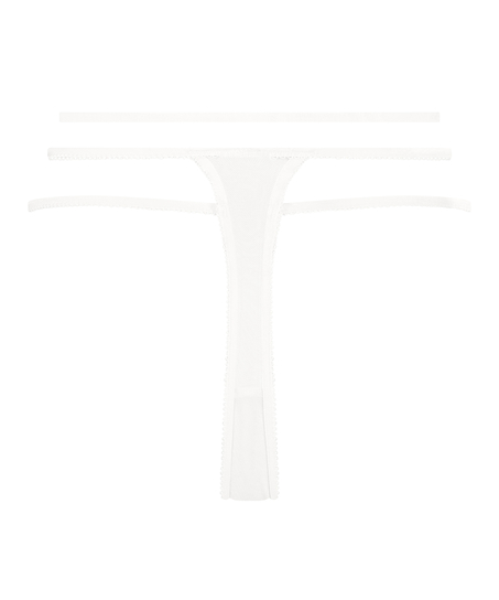 G-streng Amala, hvid