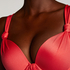 Luxe bikinitop med push-up Størrelse A - E, rød