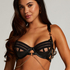 Ikke-formstøbt bøjle-bh Domantrix, Sort