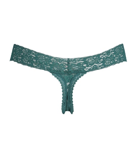 G-streng Floral lace, bl&aring;