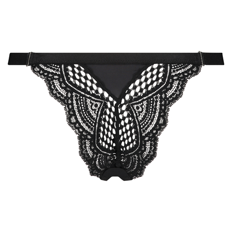 Tanga g-streng Duckie, sort