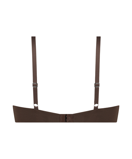 Formstøbt pushup-bøjle-bh Smooth, Brun