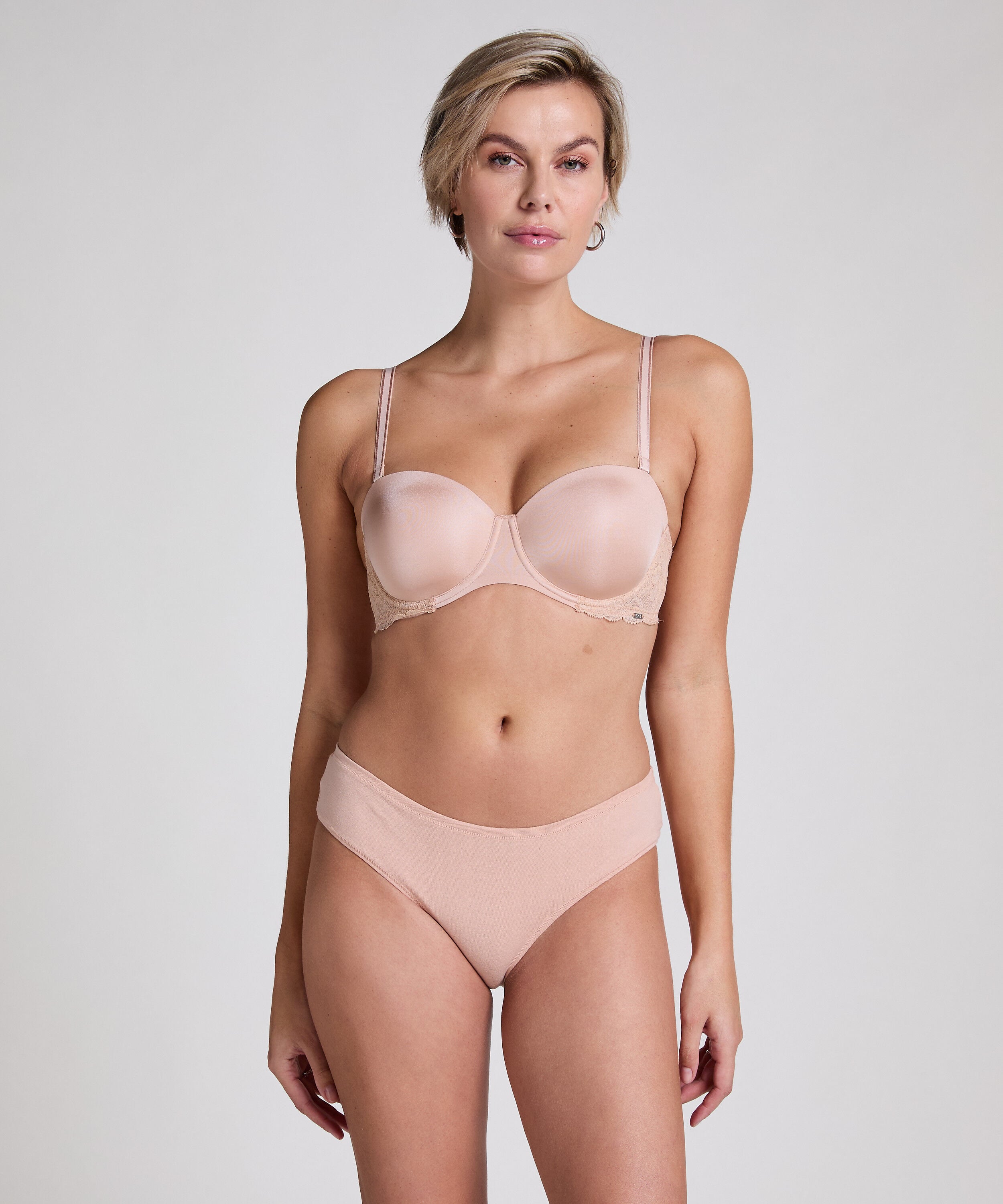 Af bomuld Kira brasiliansk trusse, Beige