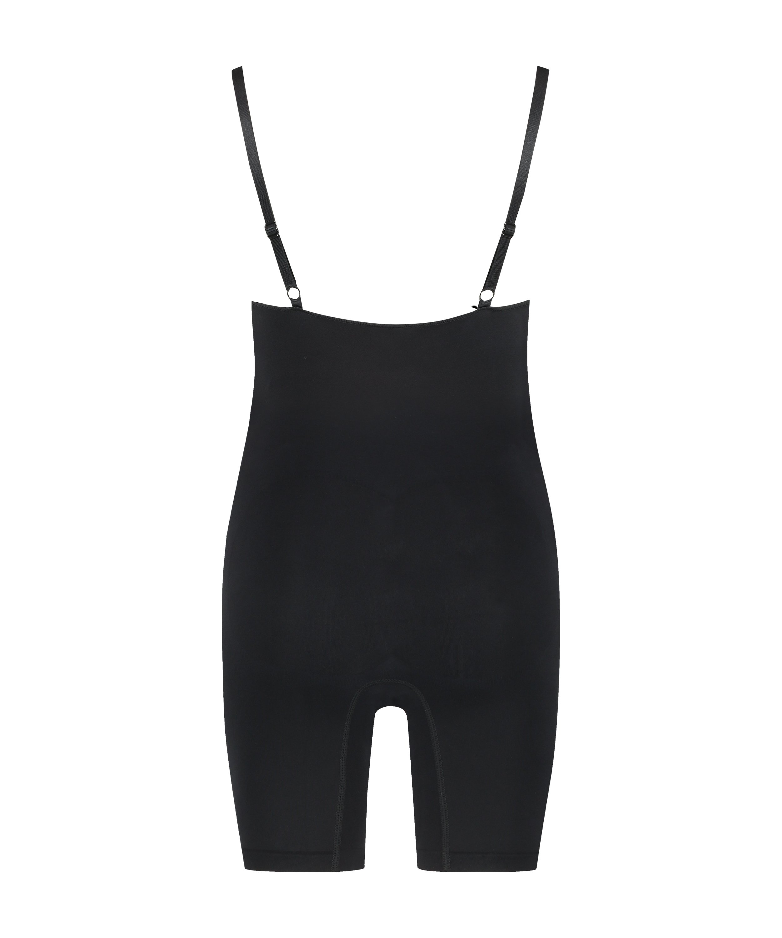 Body slimmer sømløs forstærkende, Sort, main