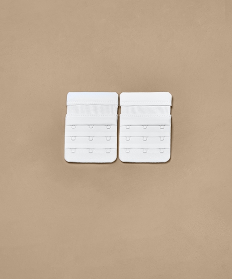 2-pak bh-forlængere, Hvid