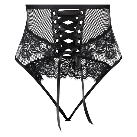 Charlie Open Back brasiliansk trusse, Sort