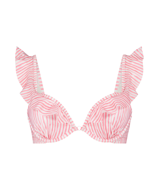 Formstøbt bikinitop med push-up-bøjle Julia, pink