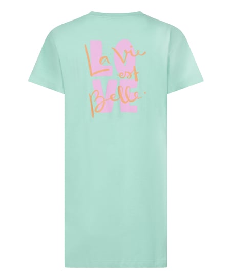 Natskjorte rund hals, Grøn