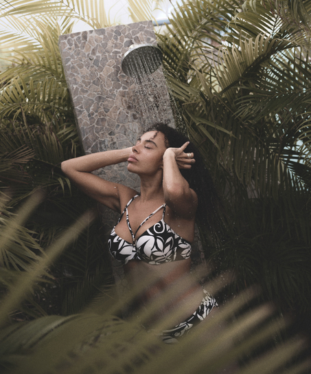 Bikinitop Mauritius, Sort