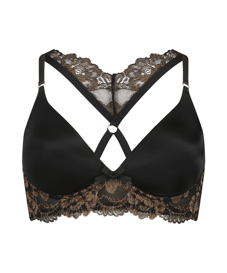 Formstøbt bh uden bøjle Lexi, Sort
