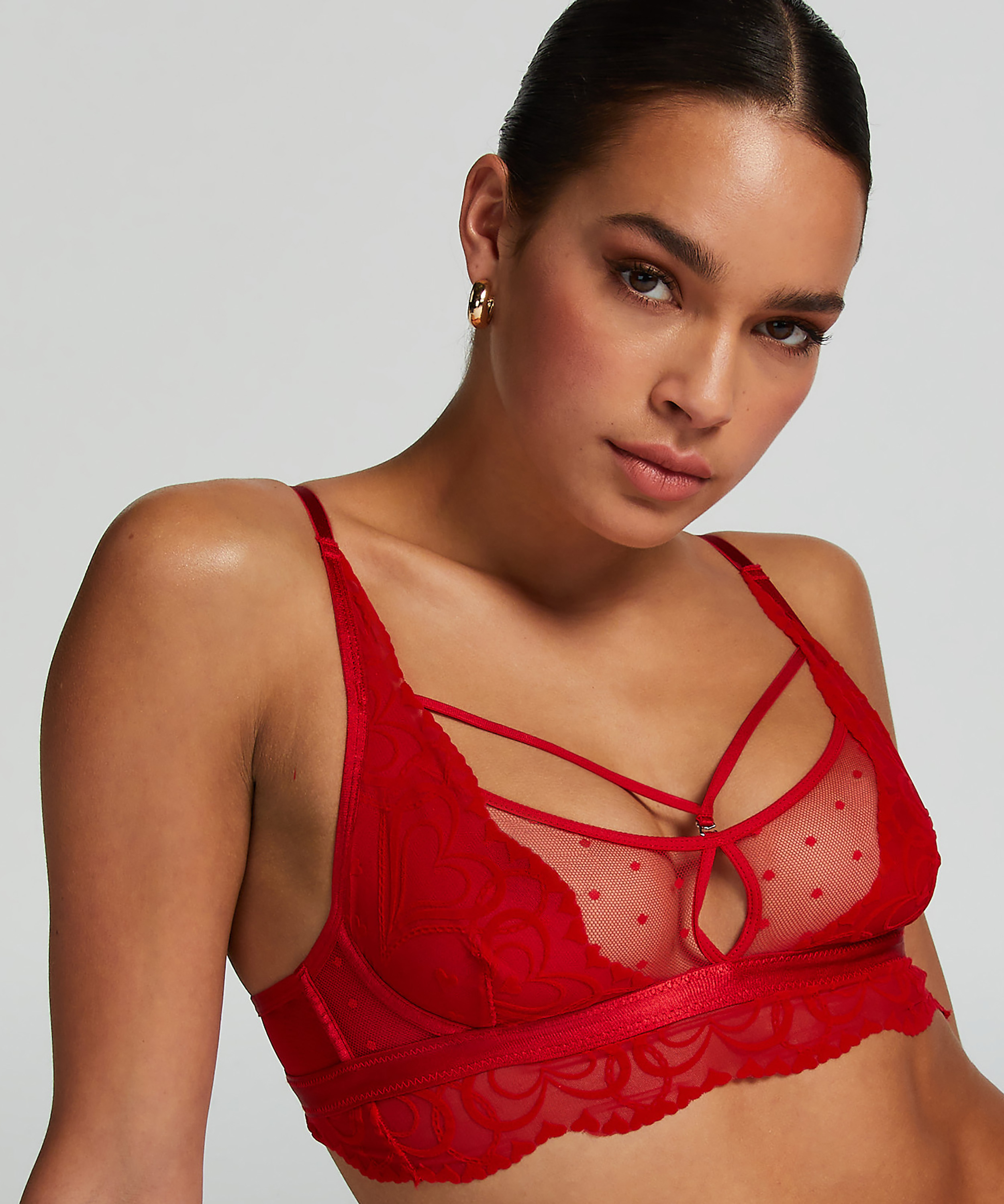 Bralette Pippa, Rød, main