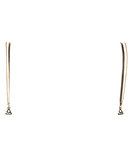 Aftagelige bh-stropper, gul