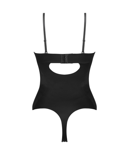 Korrigerende body med formstøbte skåle, Sort