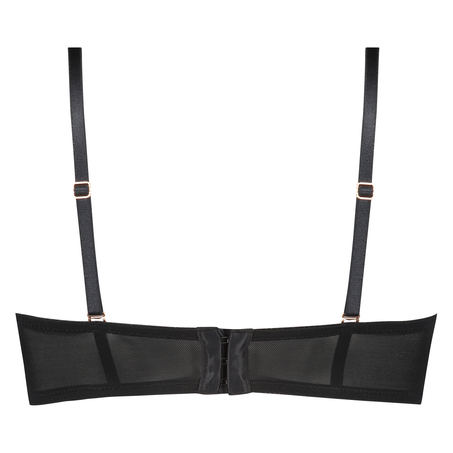 Formstøbt stropløs bøjle-bh Mara, Sort