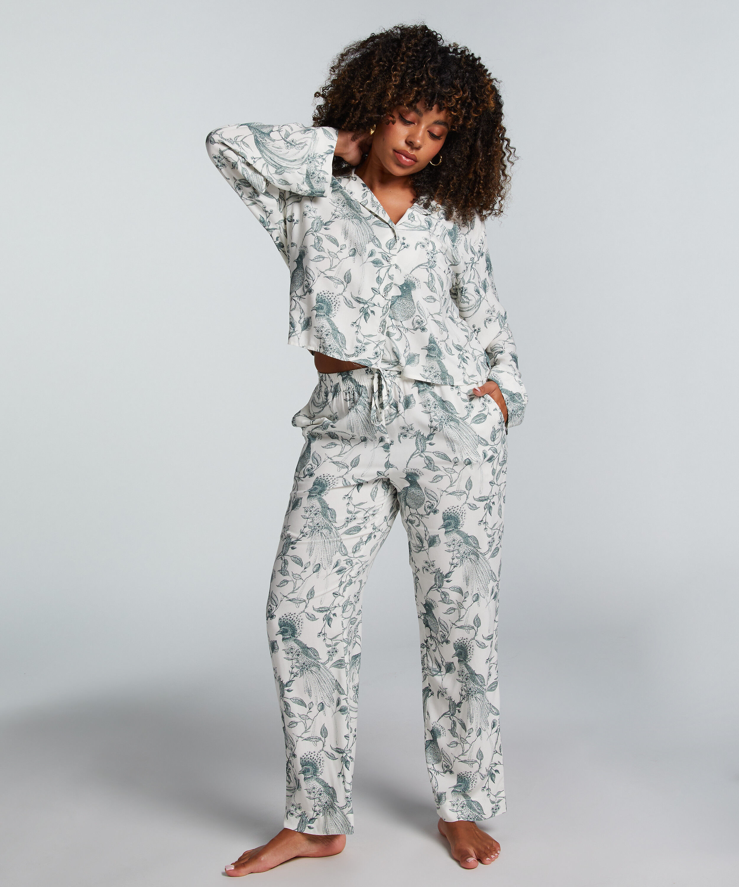 Petite pyjamasbukser, Hvid