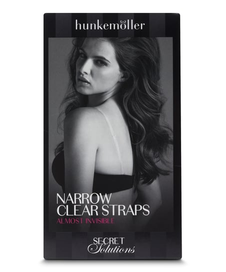 Transparente bh-stropper, Hvid