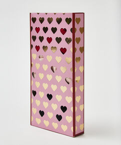 Giftbox Glitter str&oslash;mper, pink