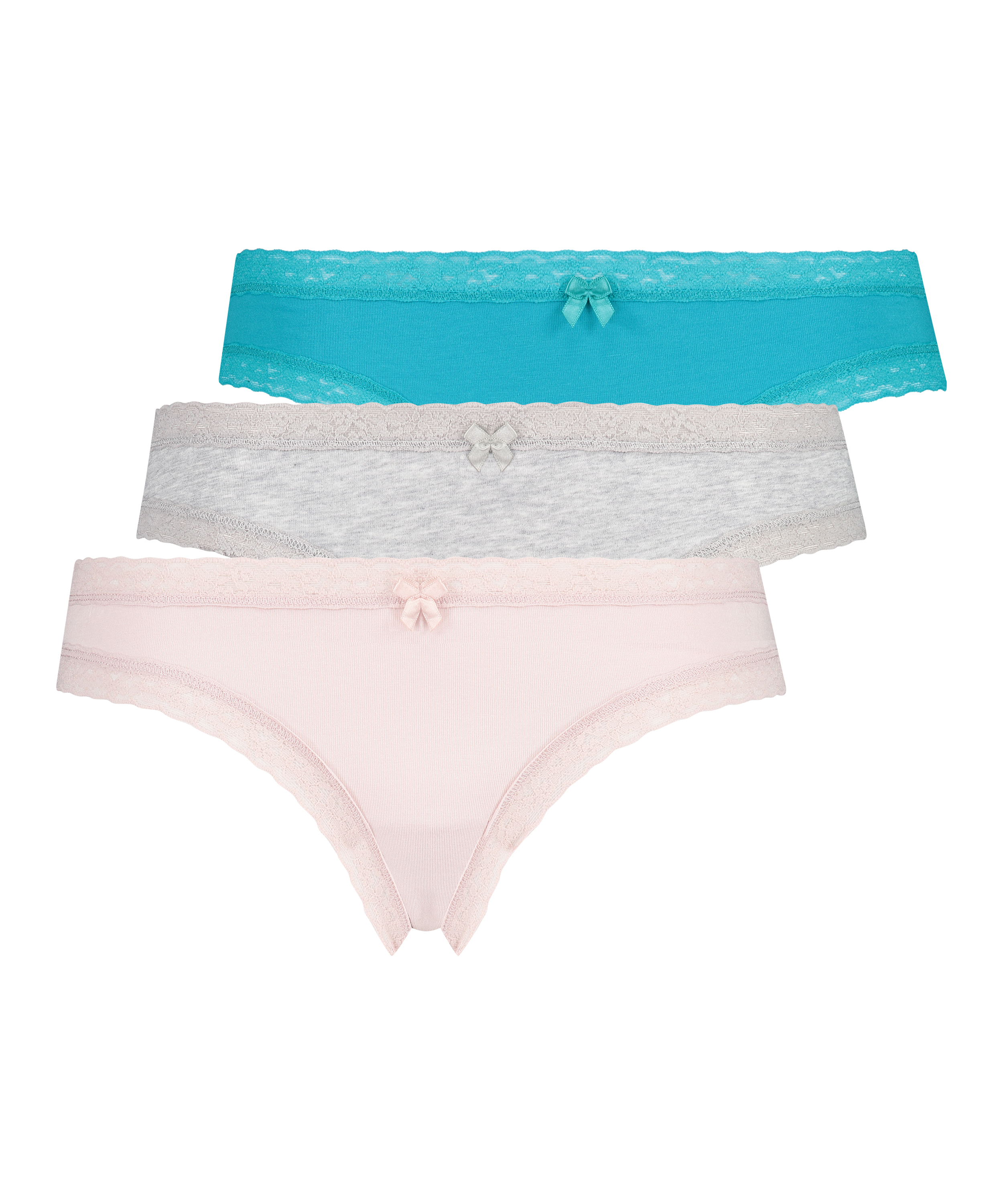 3-pak med brasilianske trusse Serenity, bl&aring;, main