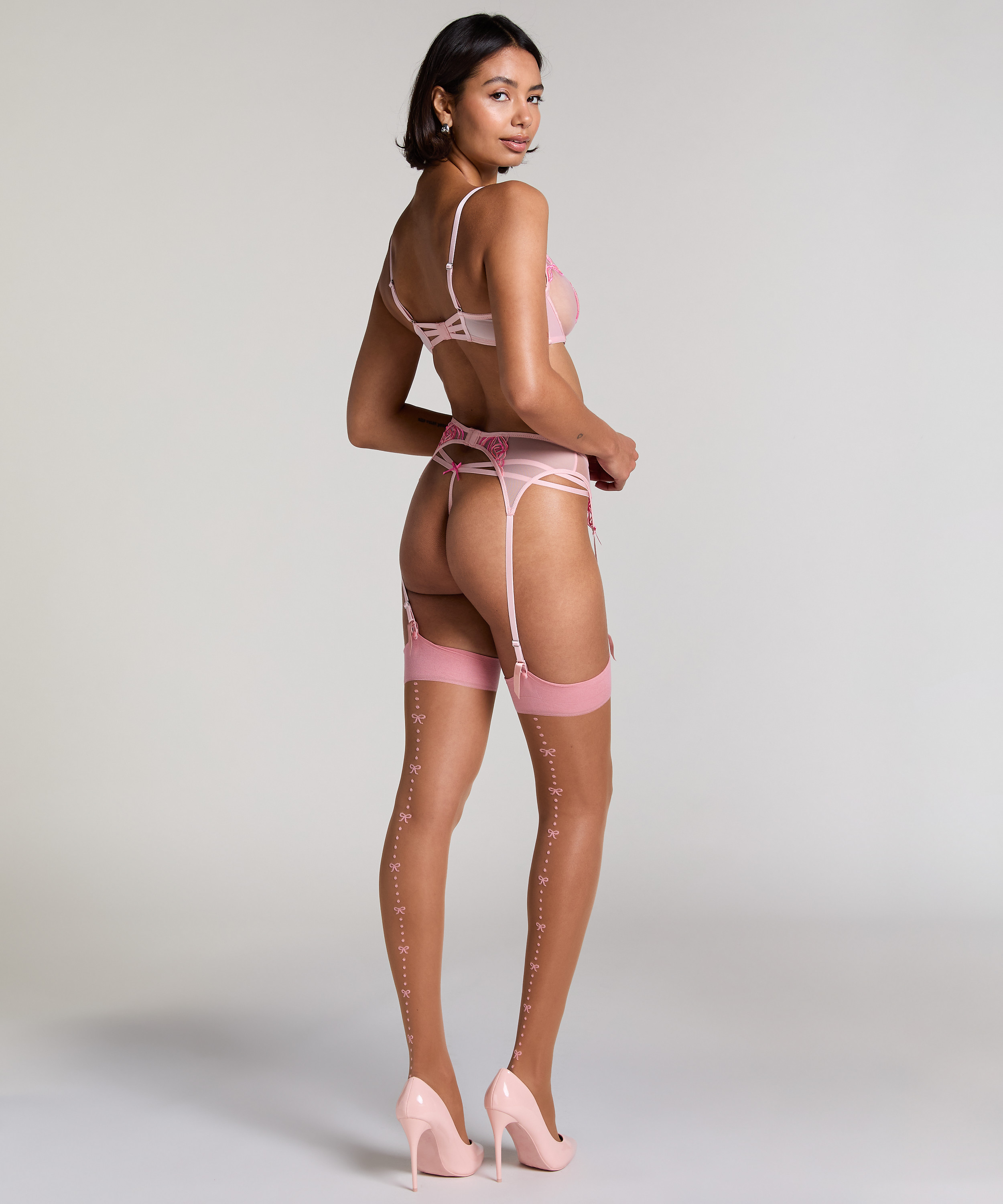 Beau strømper, Lyserød, main