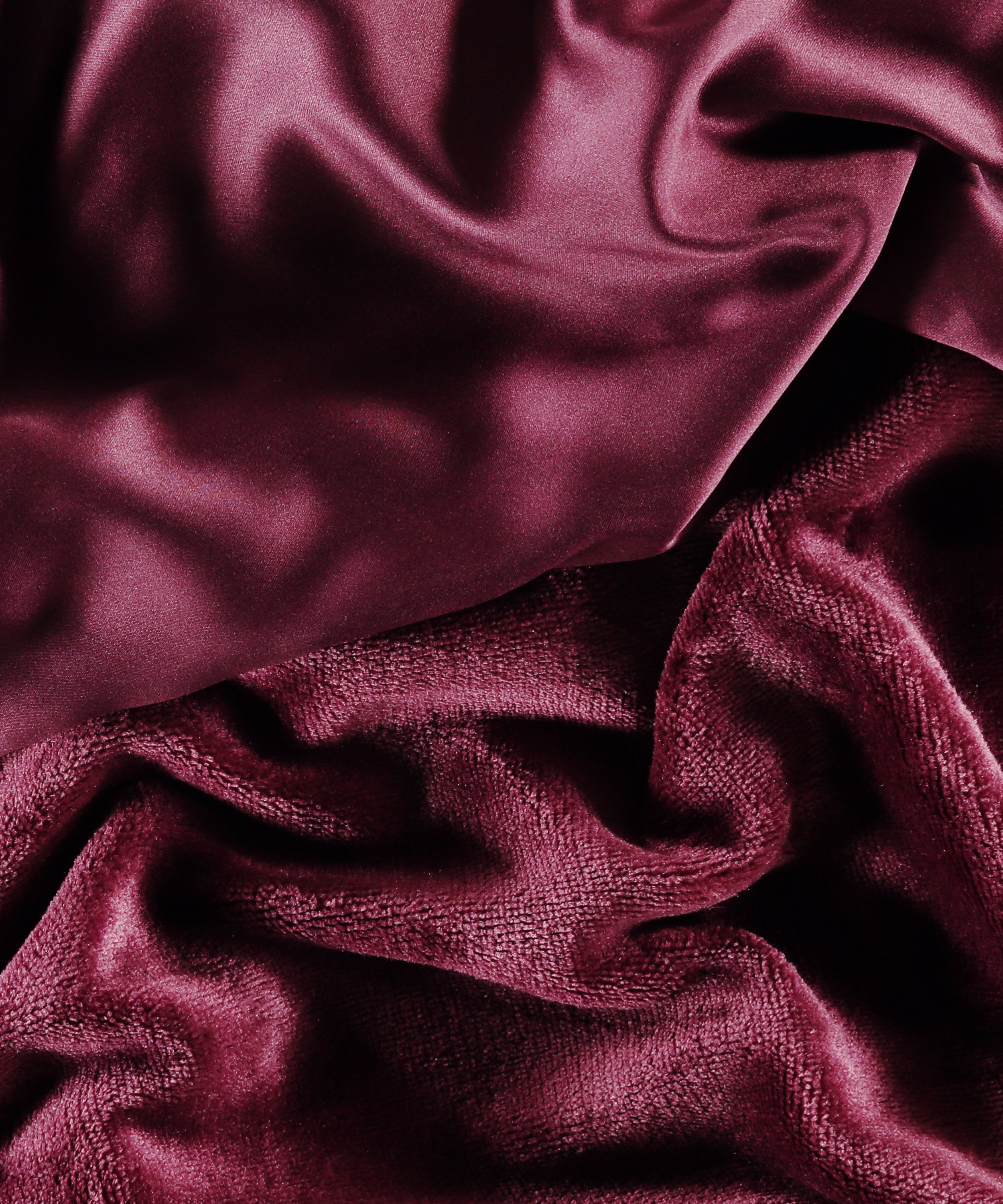 Badekåbe Satin Fleece, Lilla, main