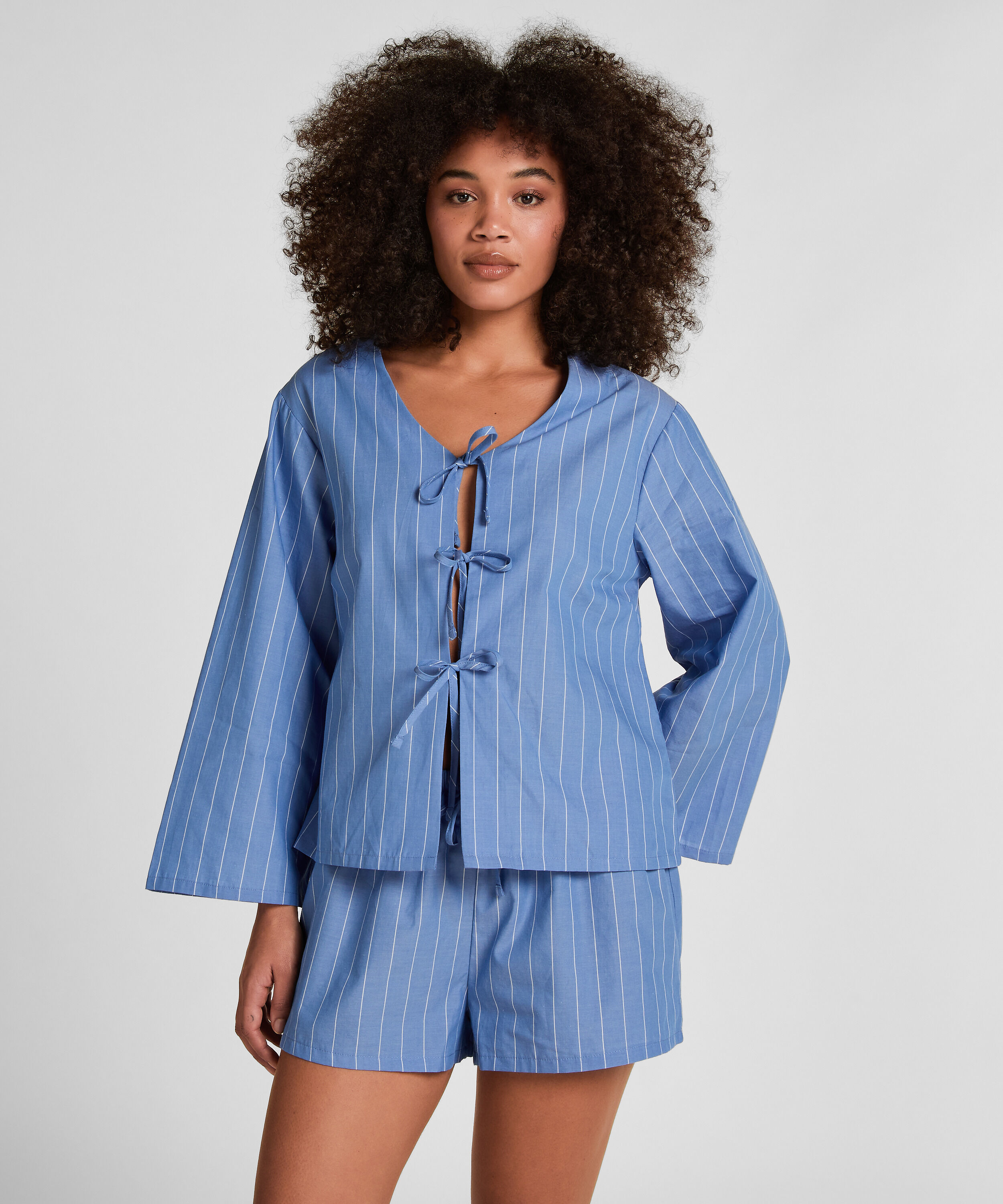 Stribet Pyjamas Jakke