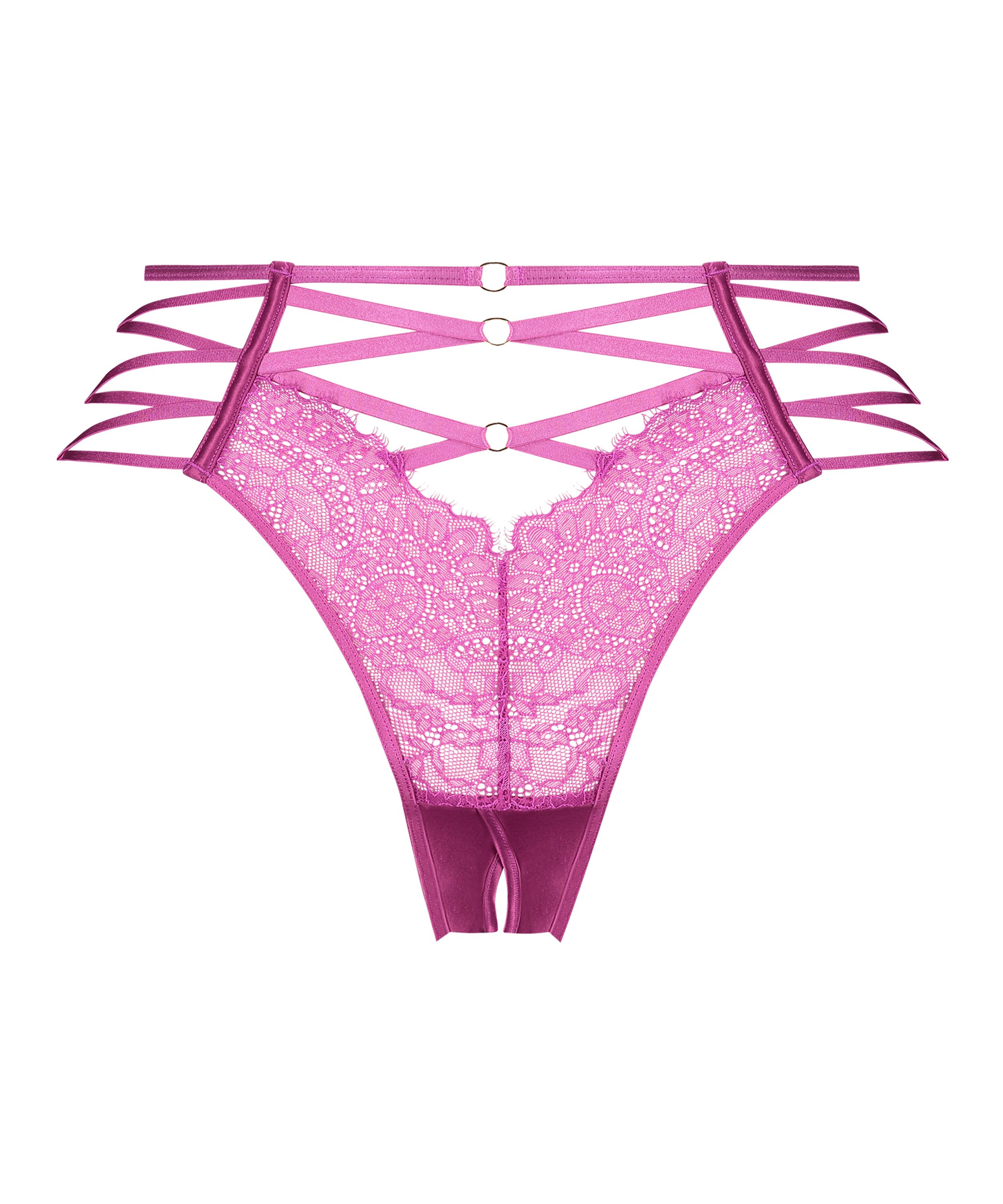 Brasiliansk trusse med åbent skridt Monet, lilla, main