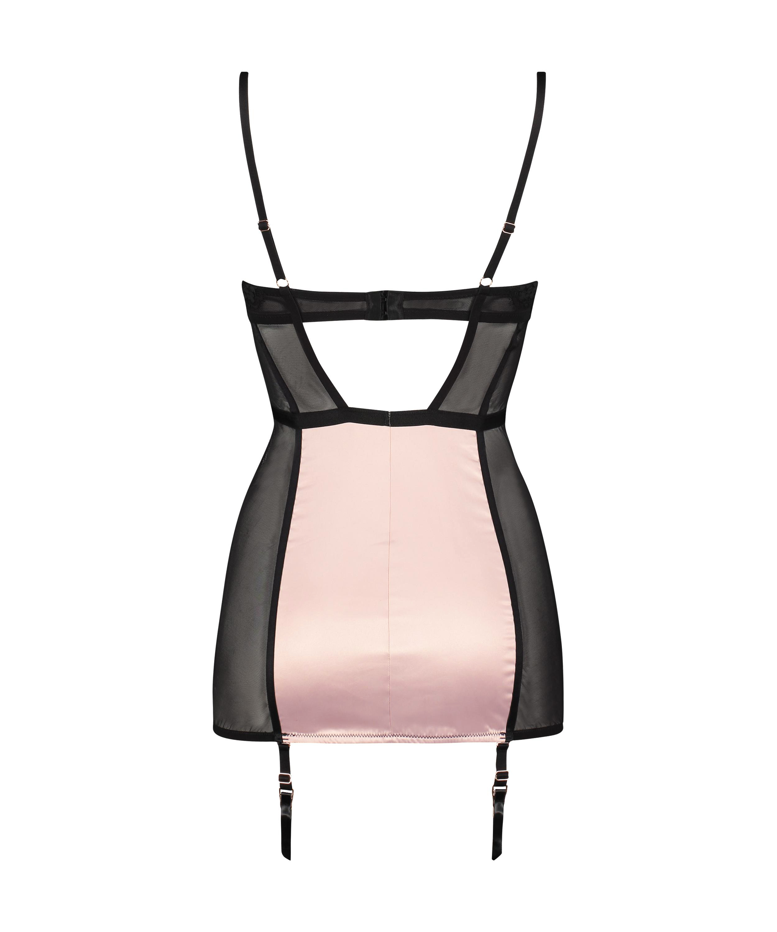 Formstøbt bøjle natkjole Amelia, Sort, main