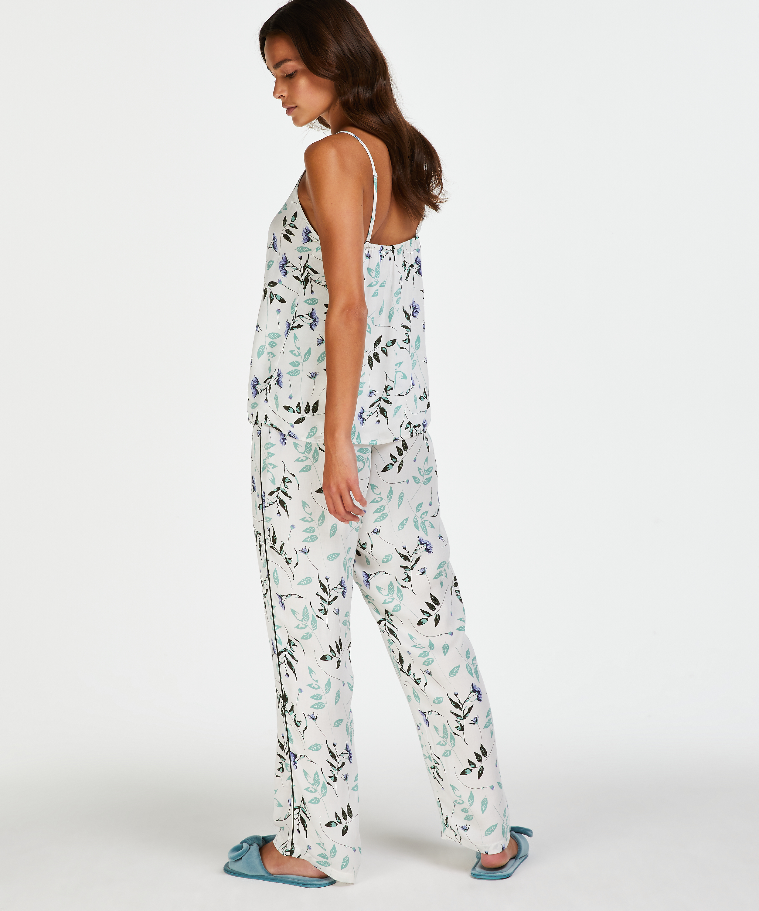 Cami pressed leaves, Hvid, main