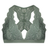 Bralette med halterneck og bryderryg, Grøn