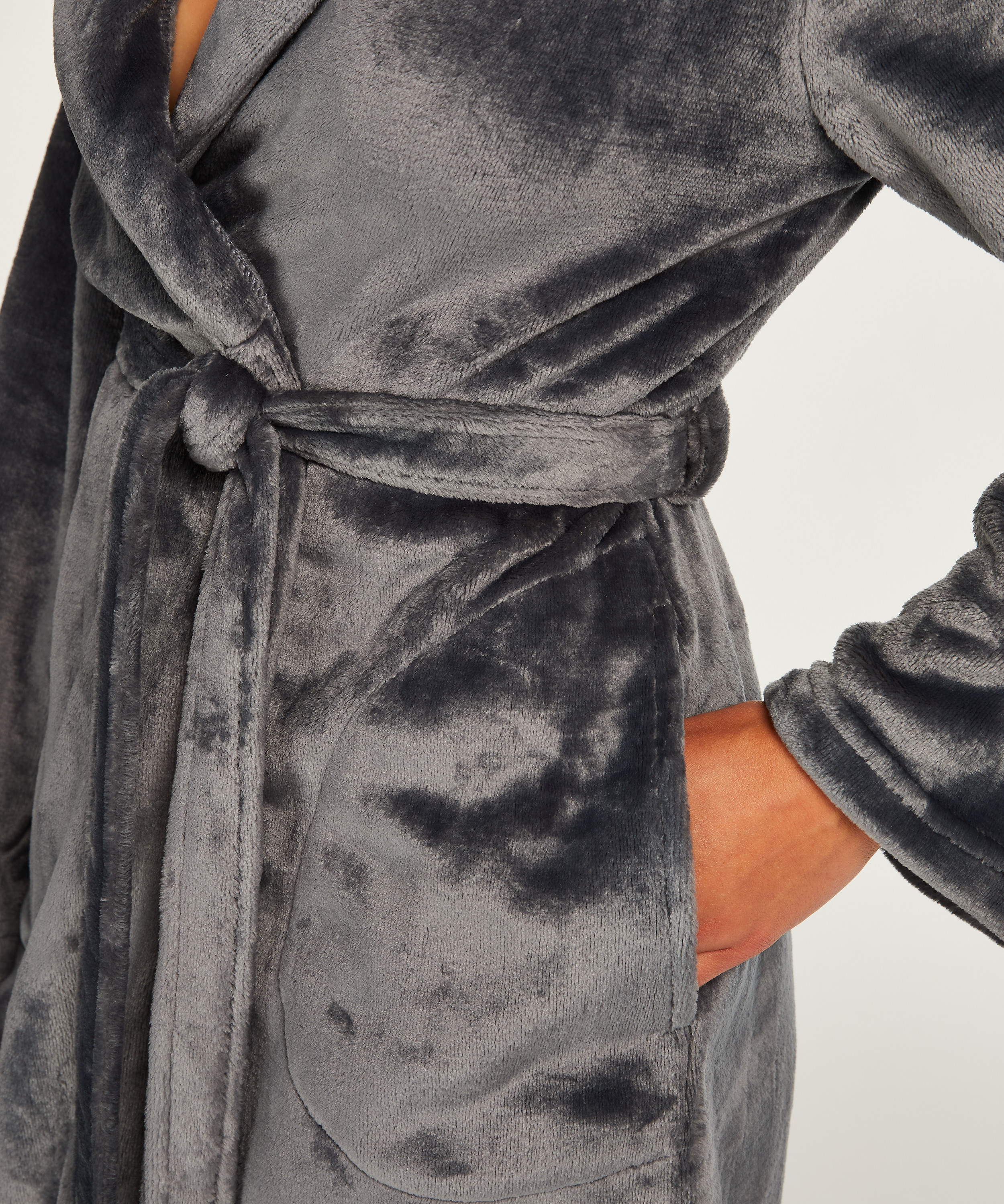 Badekåbe Fleece, blå, main