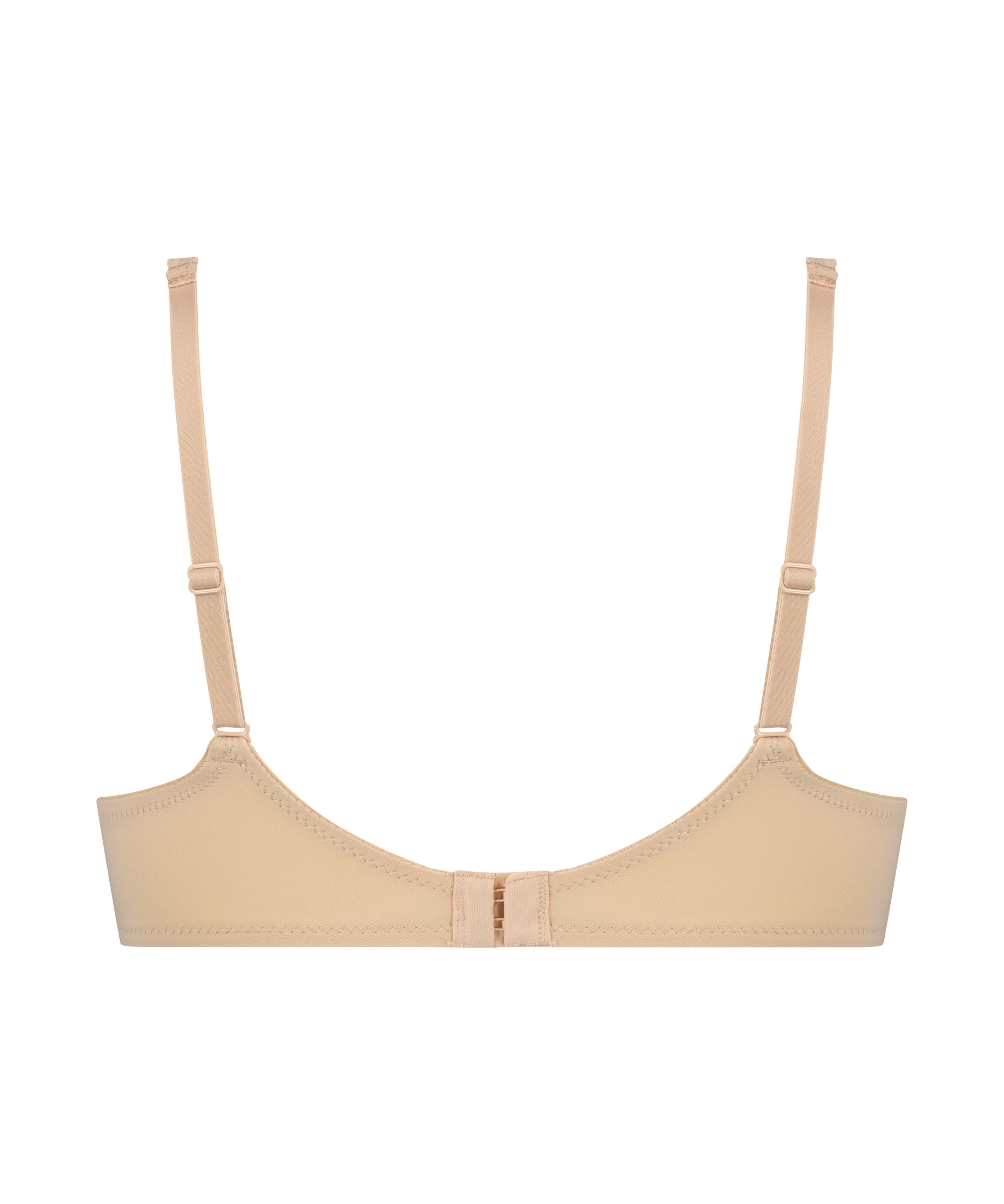 Satin Fleece formstøbt bøjle-bh, Beige, main