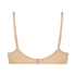 Satin Fleece formstøbt bøjle-bh, Beige