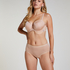 Superslip midi bomuld, Beige