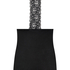 Velours Lace cami, Sort
