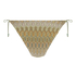 Bikinitrusse med høj benudskæring Cali, Grøn