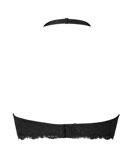 Rosalyn bralette med halterneck, Sort