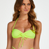 Bikini-croptop ruched Glow, Gul