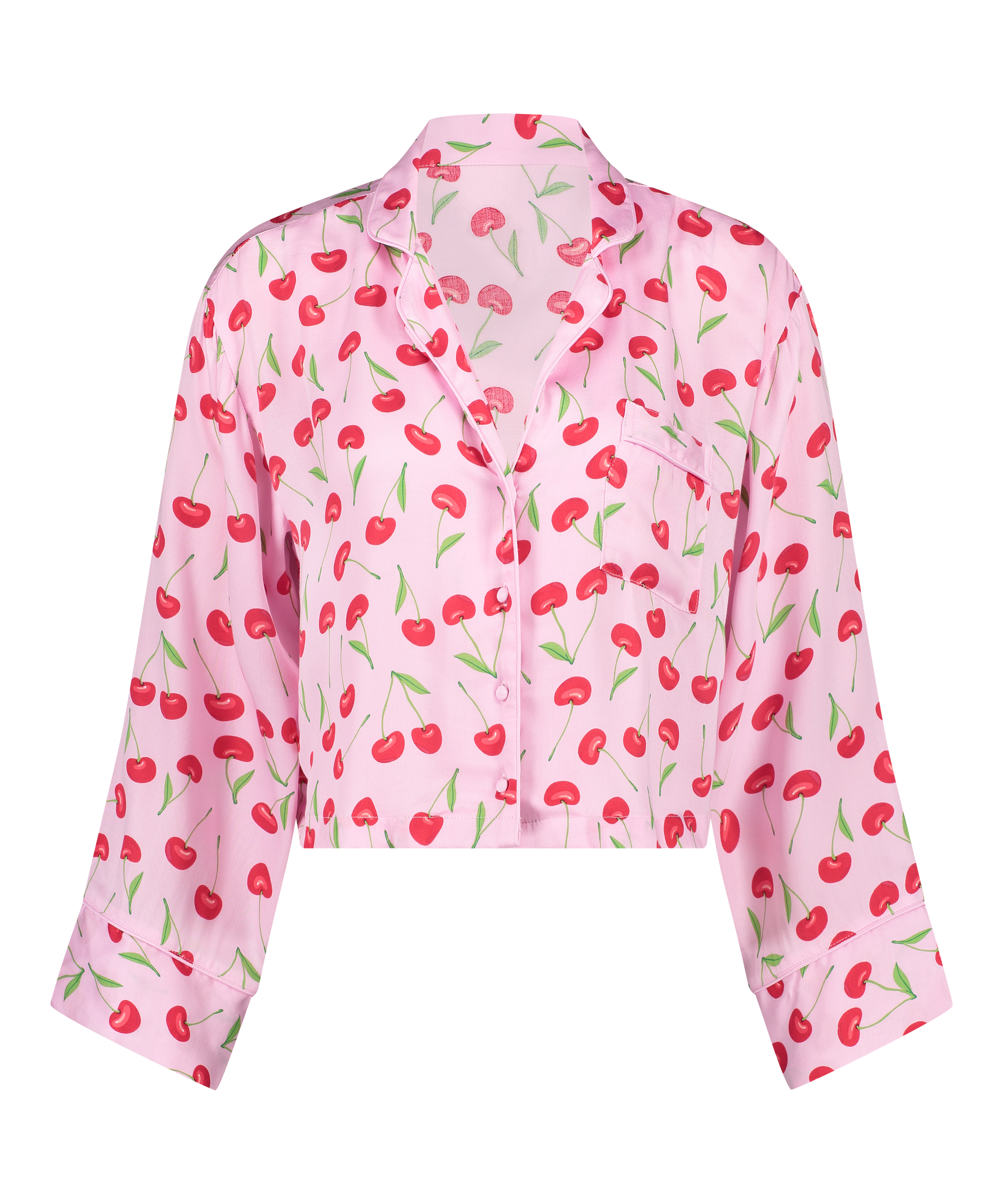 Pyjamastop Twill, pink, main