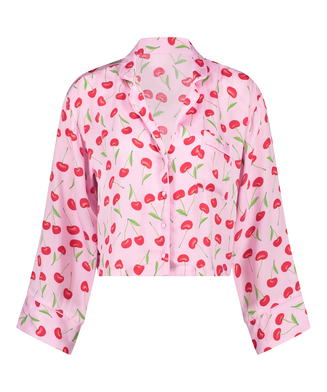 Pyjamastop Twill, pink