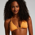 Trekantsbikinitop Scallop Lurex, Orange