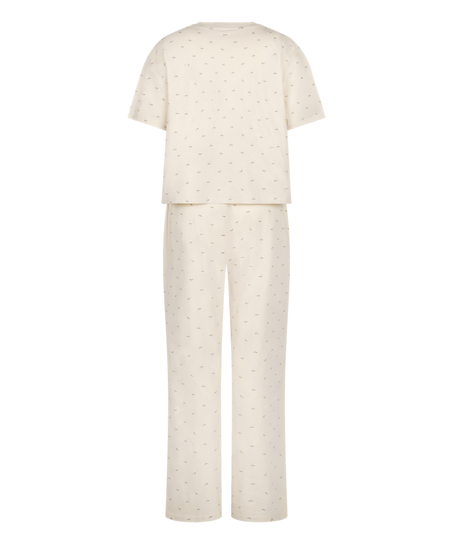 Pyjamass&aelig;t, Hvid